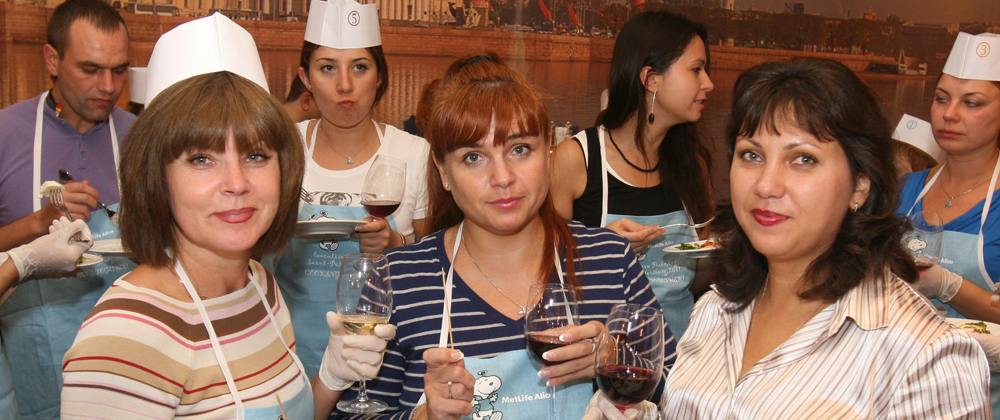 Culinary master class, St Petersburg, in Sempember 2011