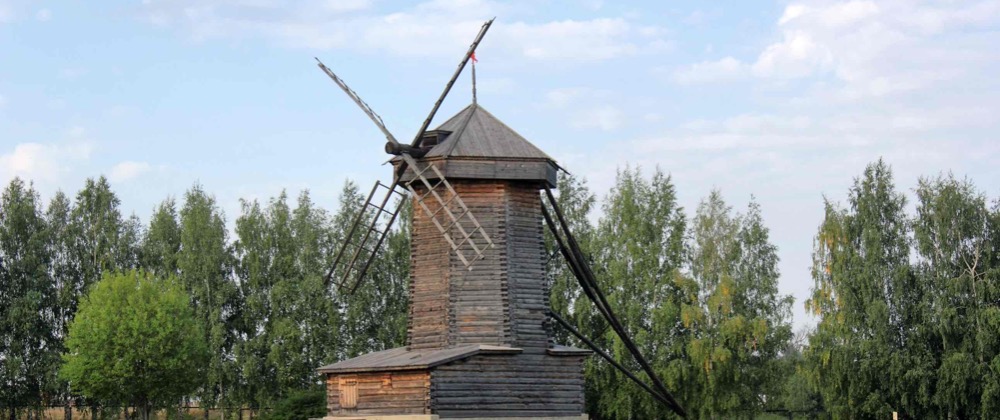 Suzdal. Wooden architecture museum.