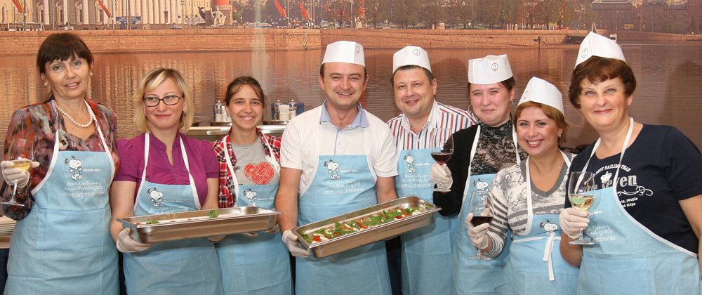 Culinary master class, St Petersburg, in Sempember 2011
